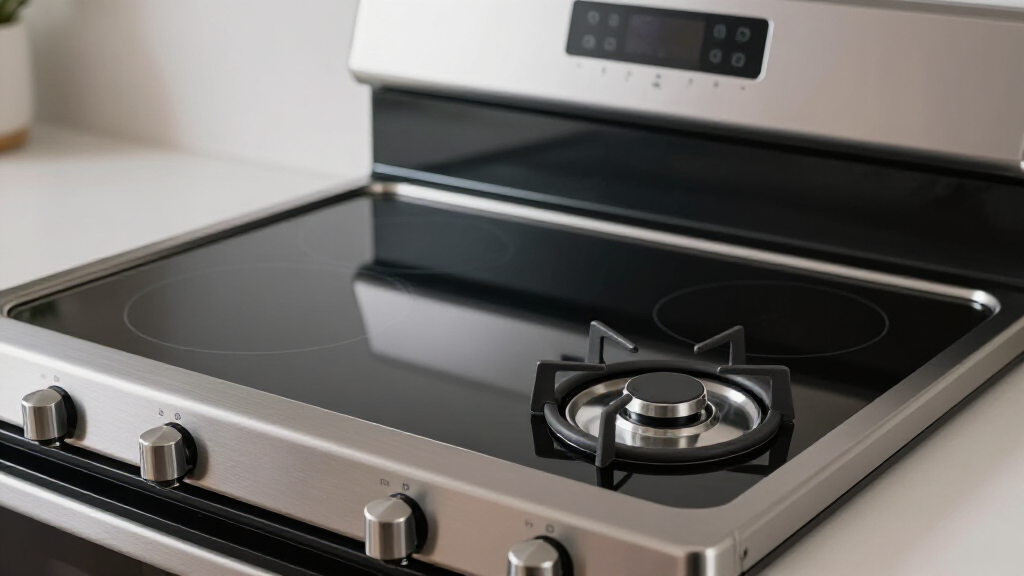 Expert Oven and Stove Repair in Dixon CA. Certified technician diagnosing a modern stainless steel oven with tools, ensuring safe and efficient operation for home kitchens.