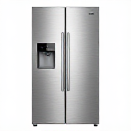 Dixon appliance technician inspecting a refrigerator, showing professional service and attention to detail for kitchen appliance repair.