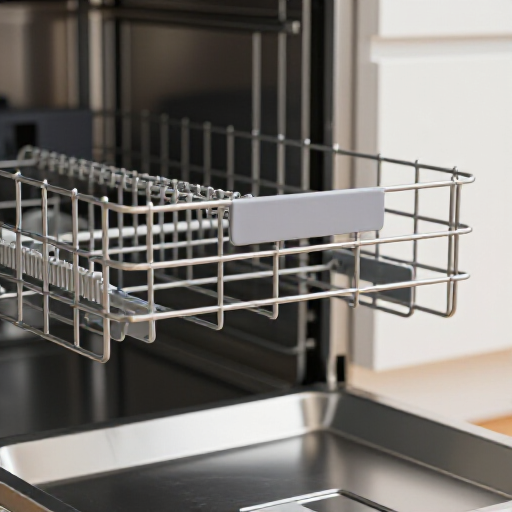 Dixon dishwasher repair technician inspecting an appliance