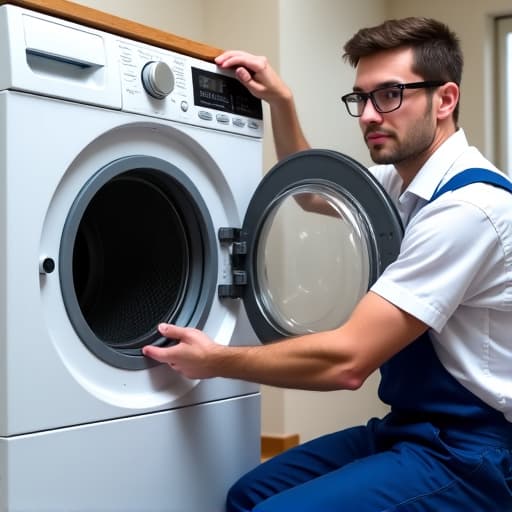 Antelope appliance technician repairing washing machine fast service