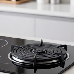 Expert appliance technician repairing an oven and stove in a Dixon, CA kitchen. The image shows the technician focused on the appliance, emphasizing immediate and professional service.