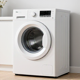 Technician repairing a washing machine in Dixon, CA. Professional appliance repair specialist servicing local residents with same-day washer and dryer repair, ensuring efficient operation and minimizing downtime for households near Dixon May Fairgrounds.