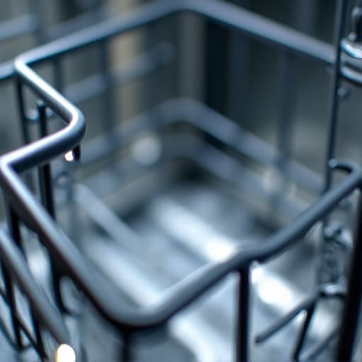 Technician inspecting dishwasher spray arm in Sacramento home