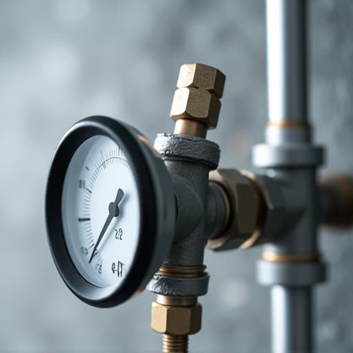 water heater repair technician inspecting tank