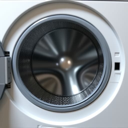 Appliance repair technician fixing washing machine during an emergency service call