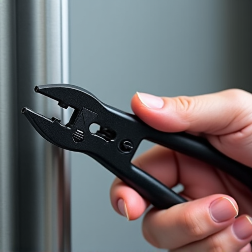 Detail shot of a technician expertly brazing a refrigerant line with an oxygen-acetylene torch, demonstrating high-level skill in sealed system repair. This essential process ensures lasting repairs for luxury appliance brands.