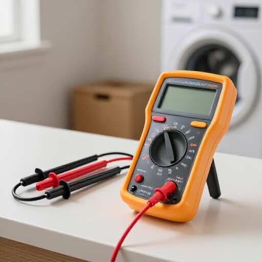Certified Appliance Repair Expert Diagnosing Dryer Issue in Dixon, CA. A skilled and certified technician troubleshooting a dryer in a Dixon home, using specialized equipment to pinpoint mechanical or electrical failures.