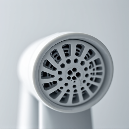 After: Clear Dishwasher Spray Arm Holes Post-Descaling. The same dishwasher spray arm after descaling, with all water holes completely clear of mineral buildup, showcasing improved water flow and optimal cleaning performance.