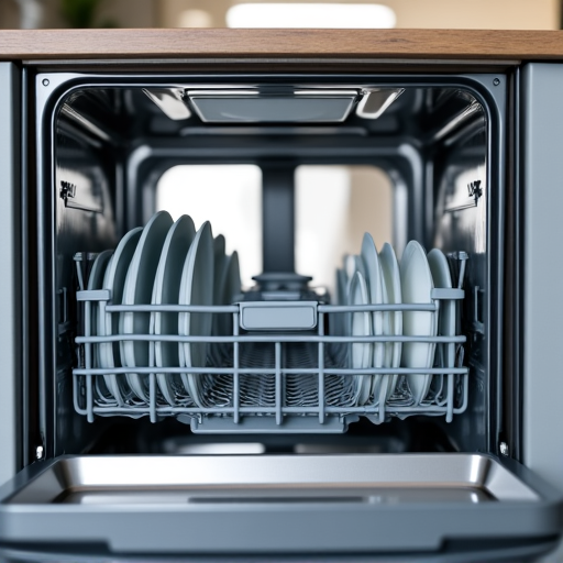 technician repairing dishwasher drainage due to hard water in Davis, CA