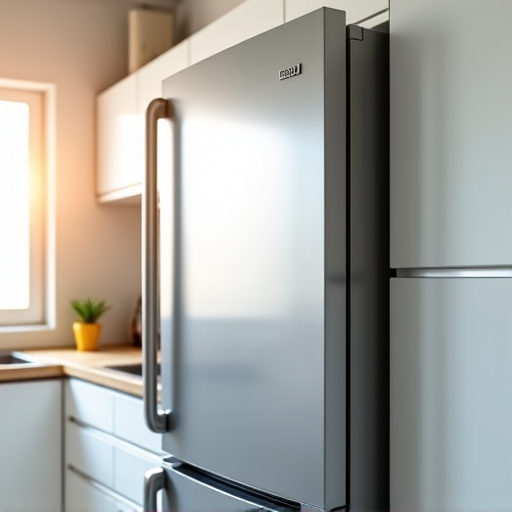 A newly installed, energy-efficient refrigerator reflecting a modern Sacramento kitchen