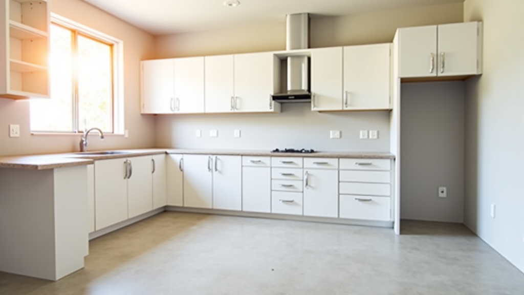 Appliance repair technician servicing a kitchen appliance in a Fair Oaks home with a modern design