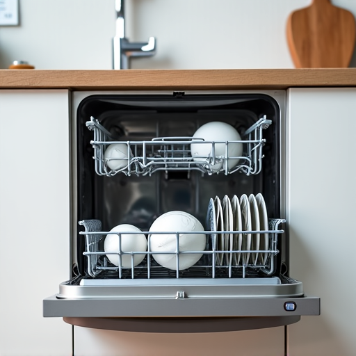 expert technician repairing a dishwasher in a Folsom kitchen