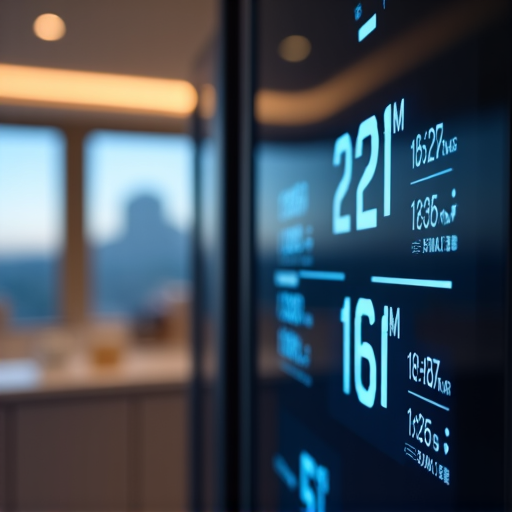 High-end appliance repair technician inspecting a luxurious refrigerator