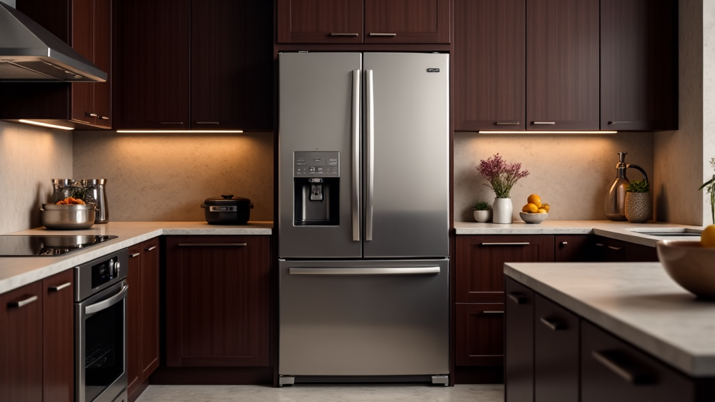 High-end kitchen with luxury appliances