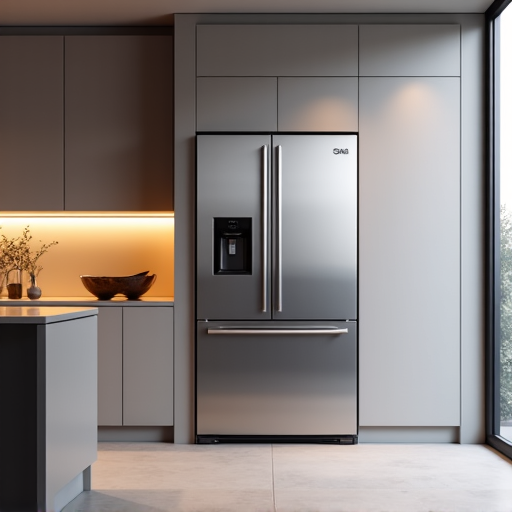 luxury sub-zero integrated refrigerator roseville home kitchen