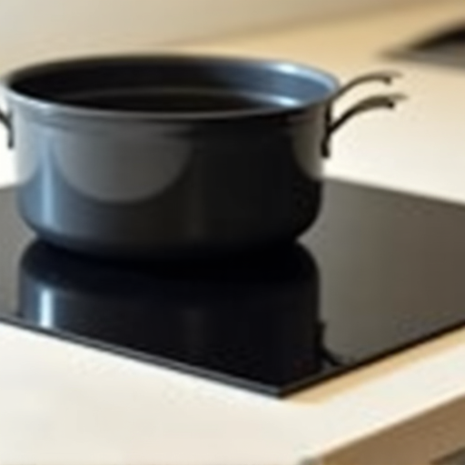 Professional technician inspecting a stove burner