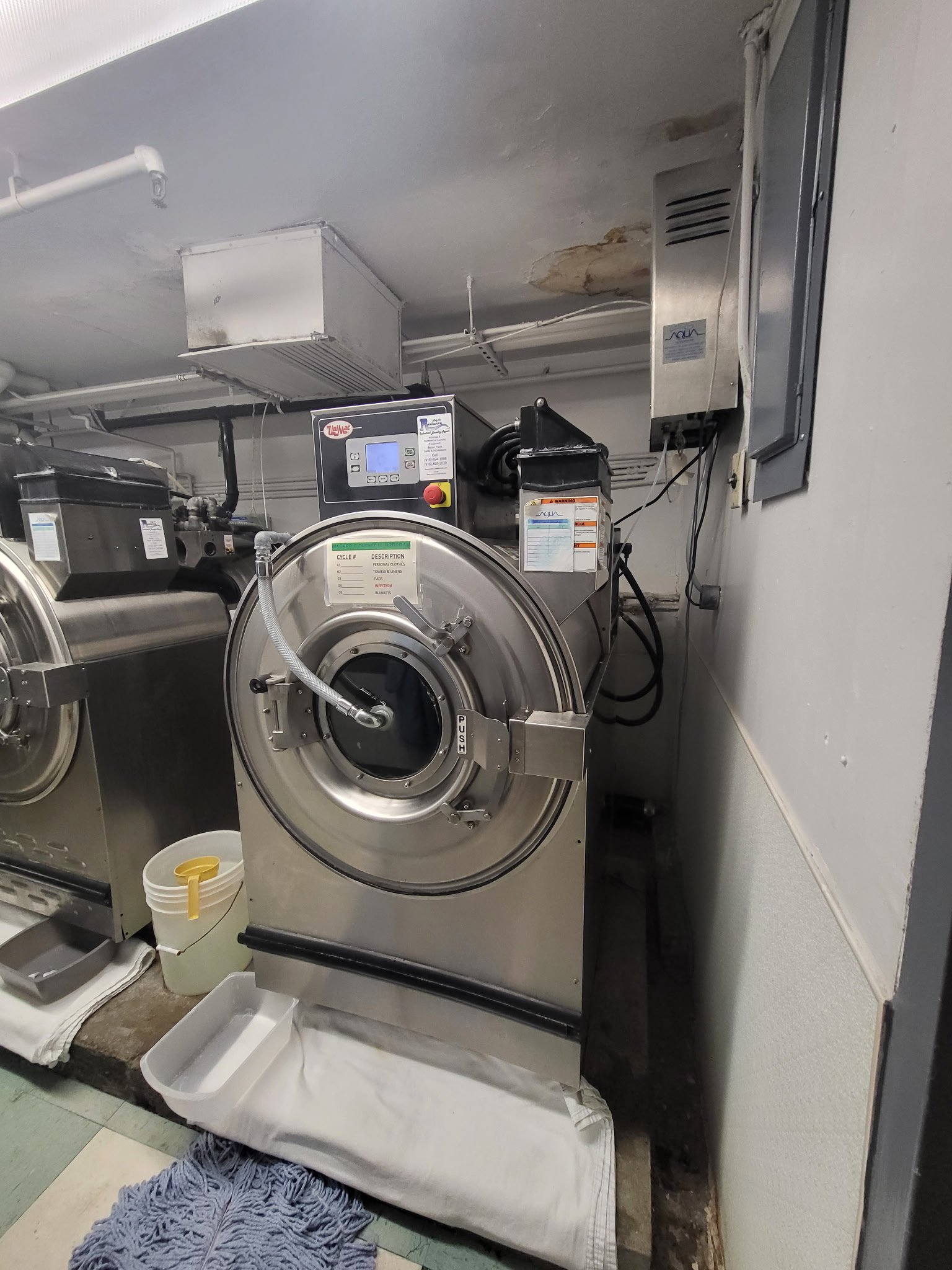 Commercial washer serviced by Local Appliances Repairs during a real customer visit.