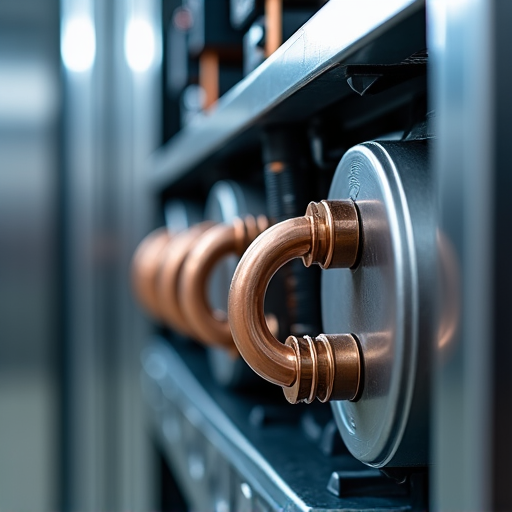 Close-up of manifold gauges used by a certified technician for precise pressure testing and diagnostics on a refrigerator's sealed system. Essential for precision work on luxury built-in units in Sacramento.