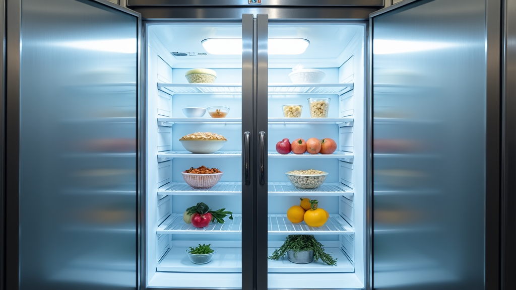 Expert performing refrigerator coil cleaning service