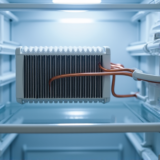 Diagnosing and repairing an evaporator coil within a refrigeration unit's sealed system, a common issue requiring specialized tools and expertise. Our precision work extends to luxury built-in units in Sacramento.