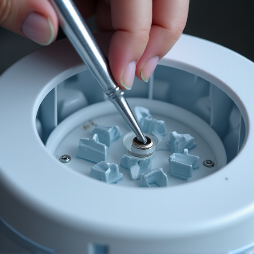 Refrigeration repair technician fixing an ice maker in Sacramento