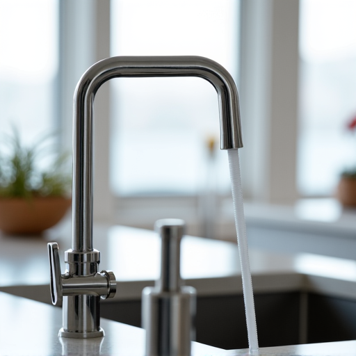 homeowner experiencing kitchen flood due to improper water filter installation