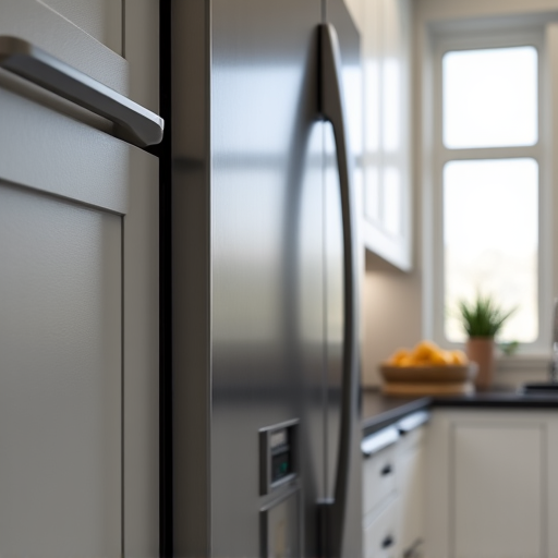 A seamlessly integrated Sub-Zero appliance in an upscale Sacramento kitchen, reflecting the high standards of luxury appliance repair and installation. The image highlights the blend of advanced technology and aesthetic integration.