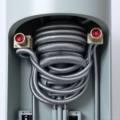 Clean and efficient tankless water heater components after maintenance.