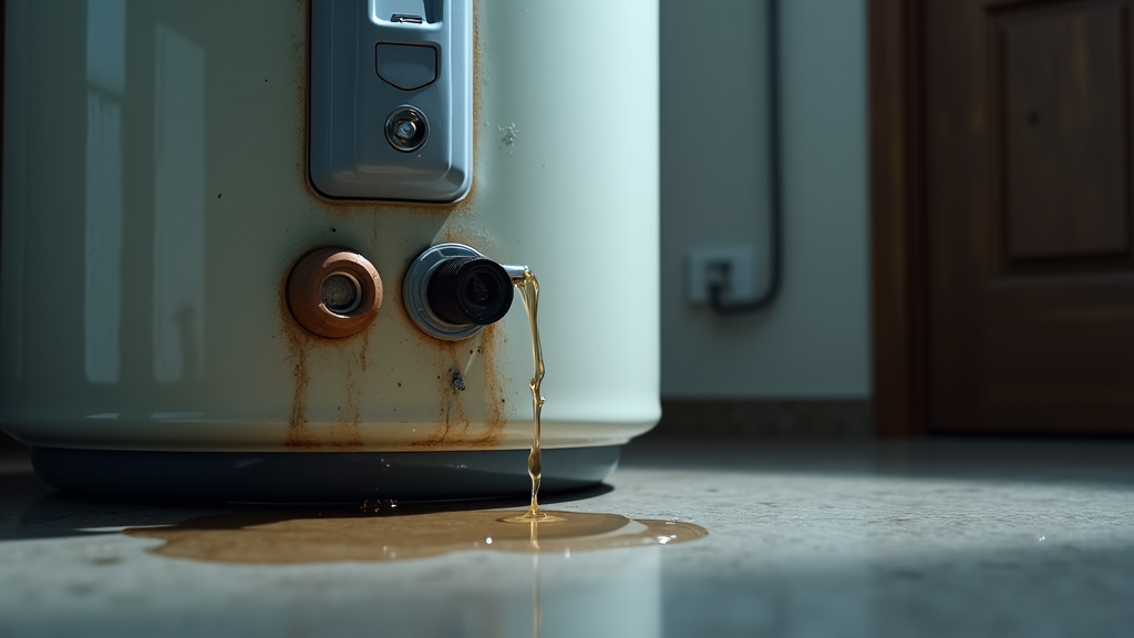 Leaking water heater in Sacramento home
